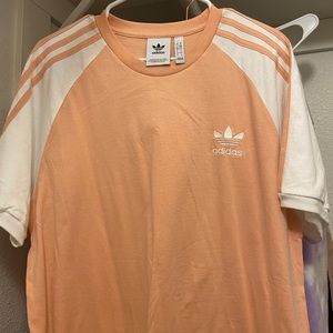 Brand new light pink Adidas Mens shirt